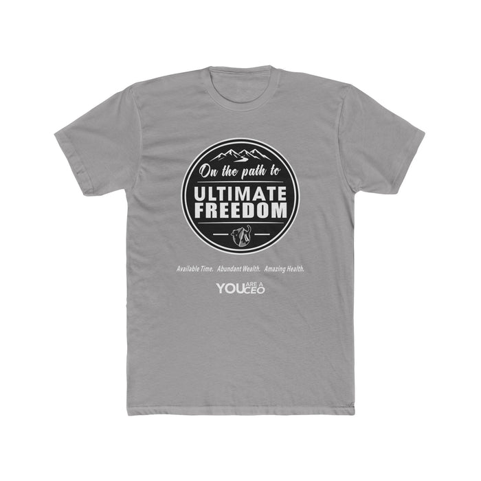 The Ultimate Freedom Circle Crewneck T-Shirt for Men
