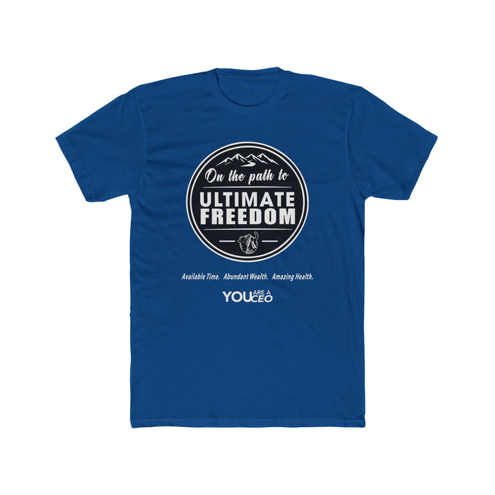 The Ultimate Freedom Circle Crewneck T-Shirt for Men