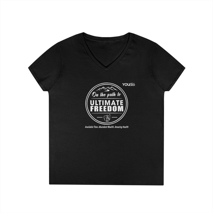 The Ultimate Freedom Circle V-Neck T-Shirt for Women