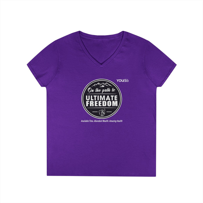 The Ultimate Freedom Circle V-Neck T-Shirt for Women