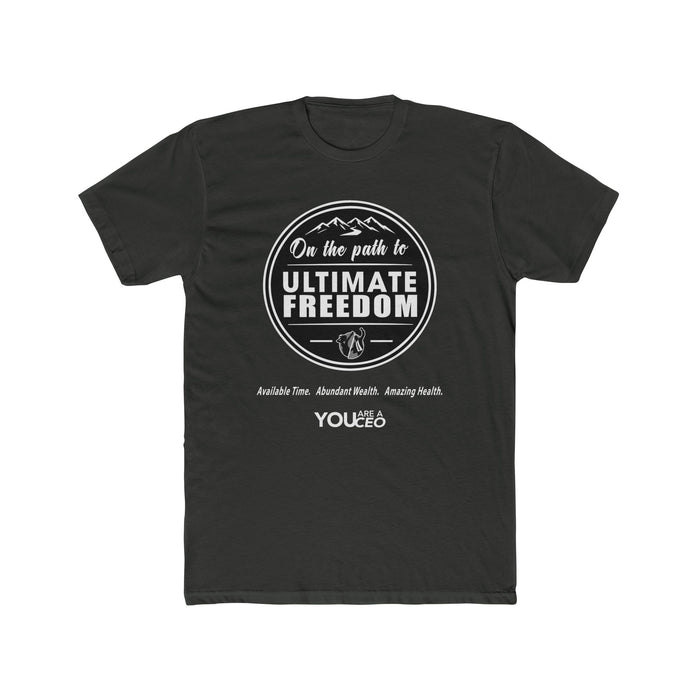 The Ultimate Freedom Circle Crewneck T-Shirt for Men