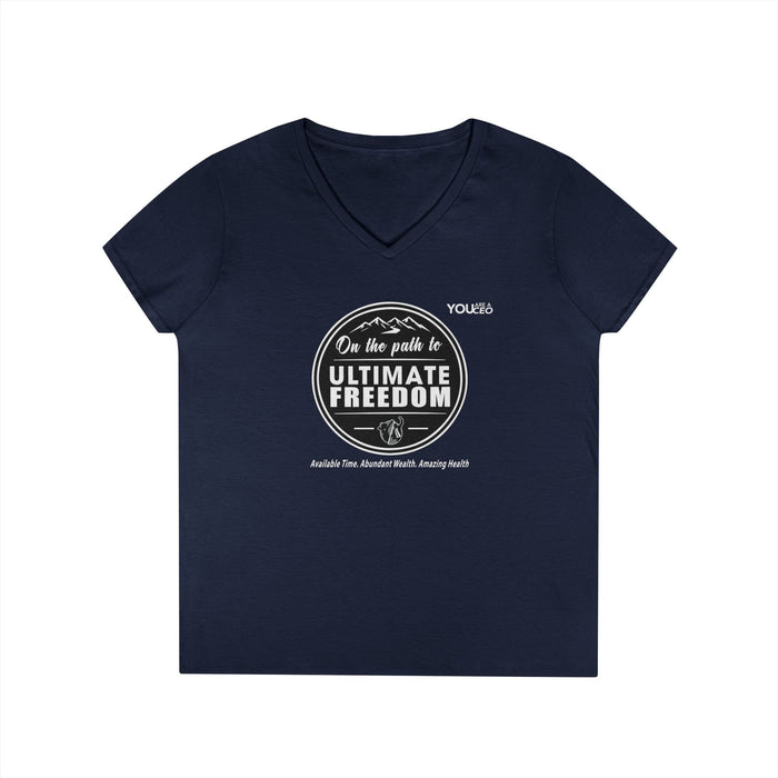 The Ultimate Freedom Circle V-Neck T-Shirt for Women