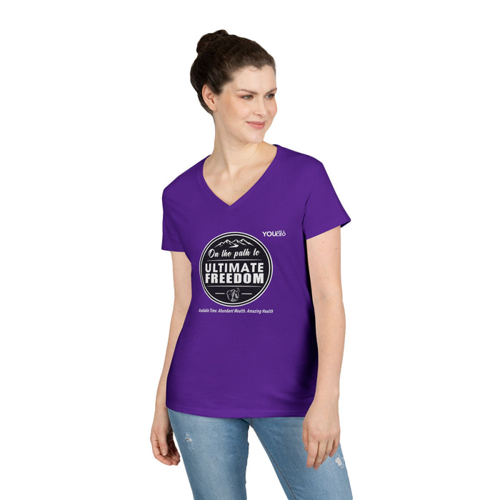 The Ultimate Freedom Circle V-Neck T-Shirt for Women