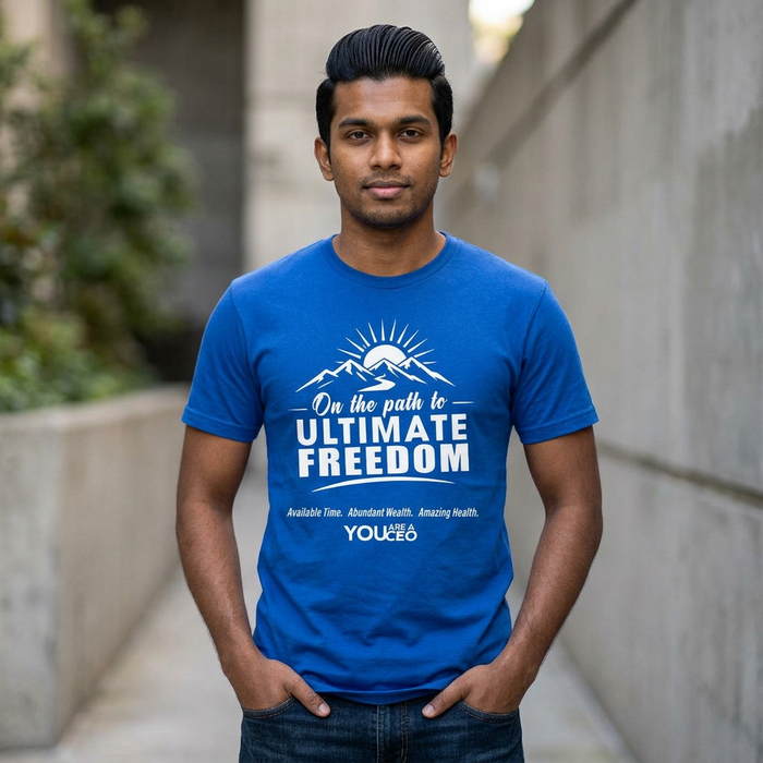 The Path to Ultimate Freedom Crewneck T-Shirt for Men