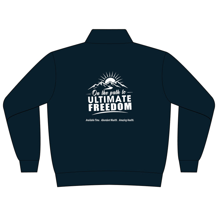 Women's Quarter-Zip Pullover — "On the Path to Ultimate Freedom" Outdoor Performance Jacket