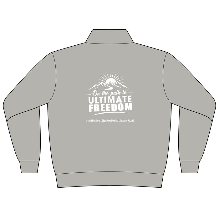 Women's Quarter-Zip Pullover — "On the Path to Ultimate Freedom" Outdoor Performance Jacket
