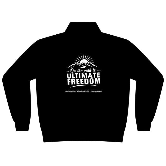 Women's Quarter-Zip Pullover — "On the Path to Ultimate Freedom" Outdoor Performance Jacket