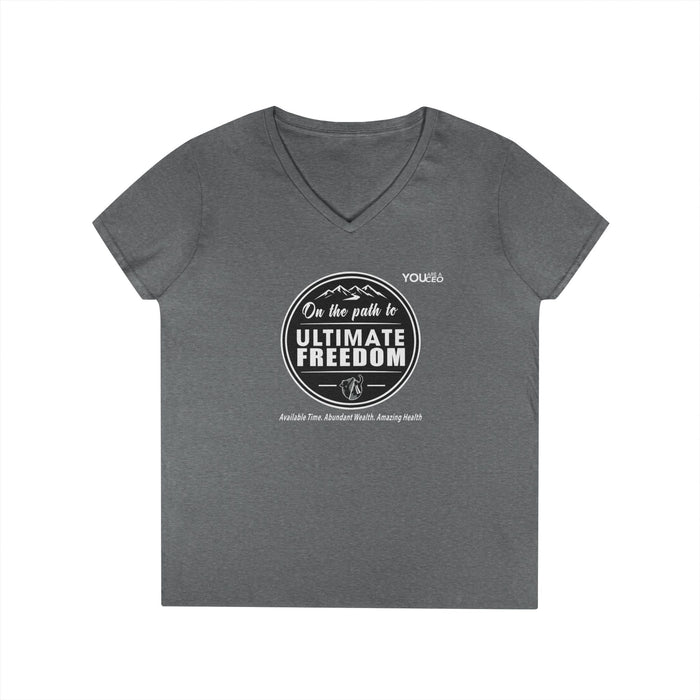 The Ultimate Freedom Circle V-Neck T-Shirt for Women