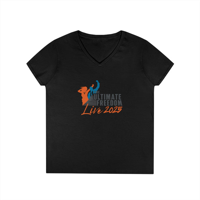 UFL 2025 V-Neck T-Shirt for Women