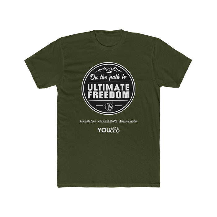 The Ultimate Freedom Circle Crewneck T-Shirt for Men