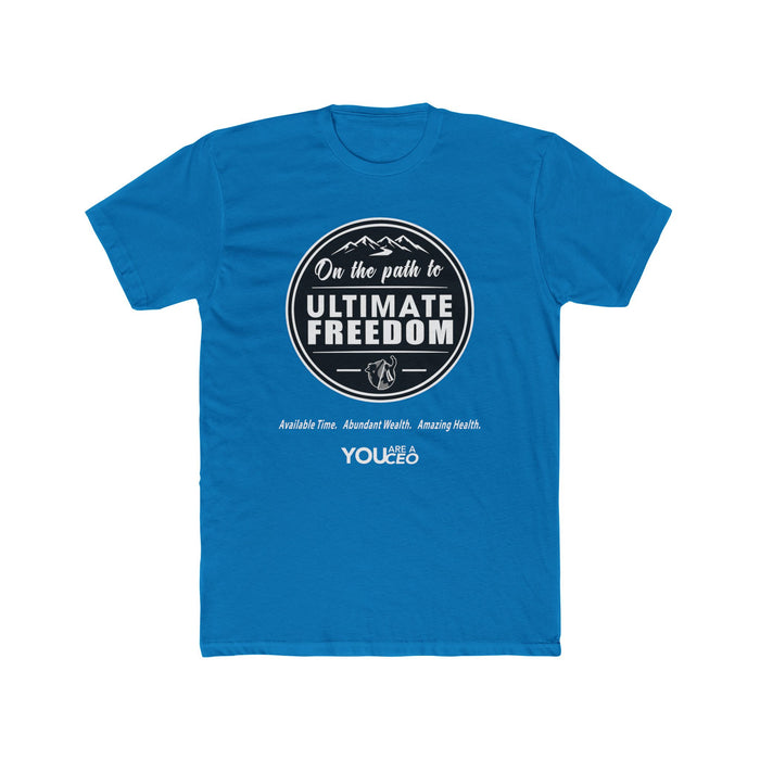 The Ultimate Freedom Circle Crewneck T-Shirt for Men