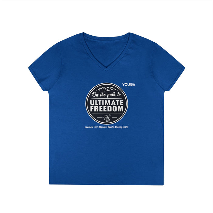 The Ultimate Freedom Circle V-Neck T-Shirt for Women