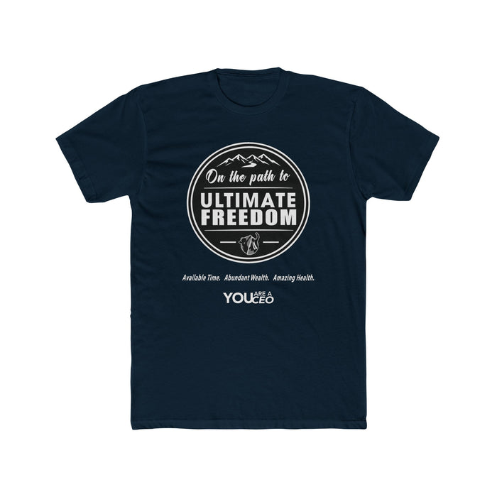 The Ultimate Freedom Circle Crewneck T-Shirt for Men