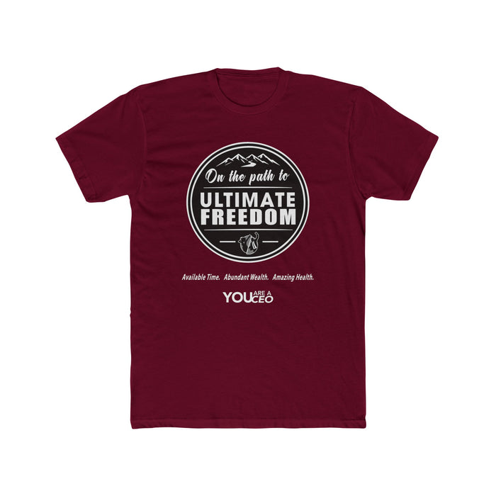 The Ultimate Freedom Circle Crewneck T-Shirt for Men
