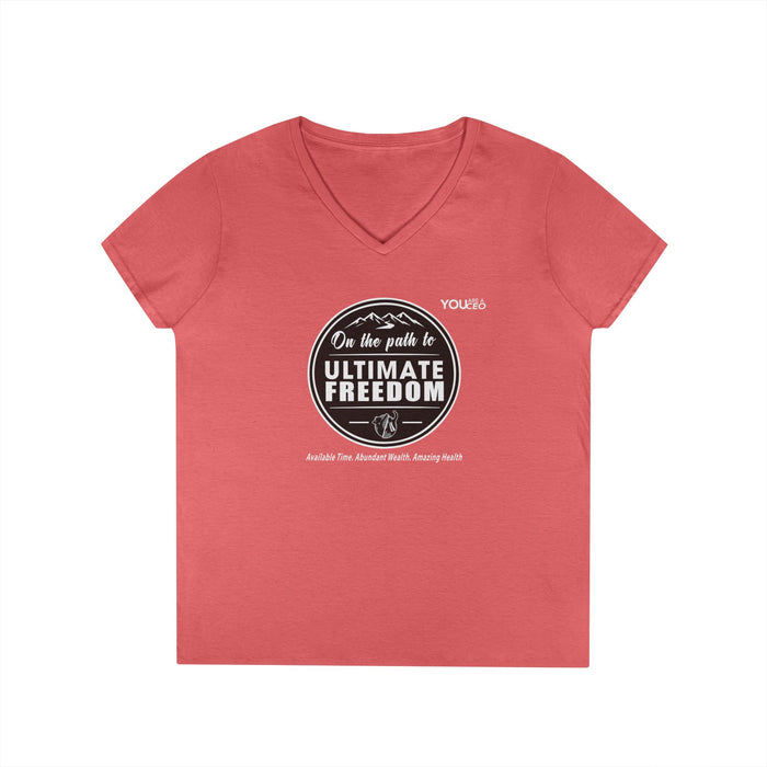 The Ultimate Freedom Circle V-Neck T-Shirt for Women