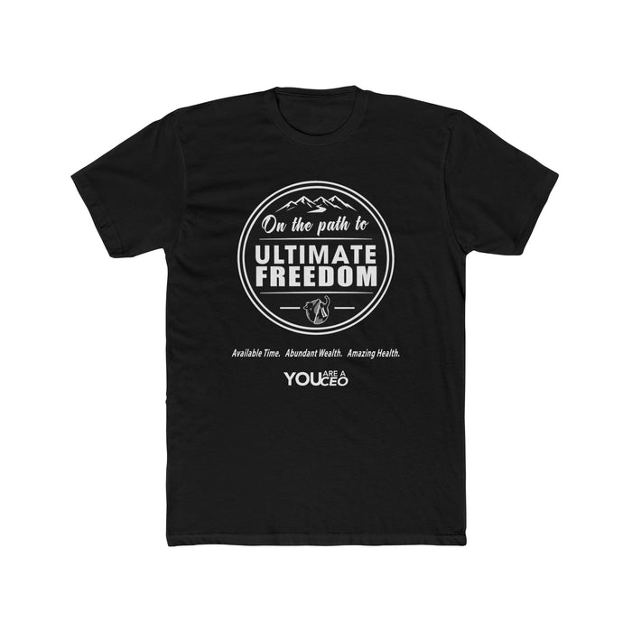 The Ultimate Freedom Circle Crewneck T-Shirt for Men