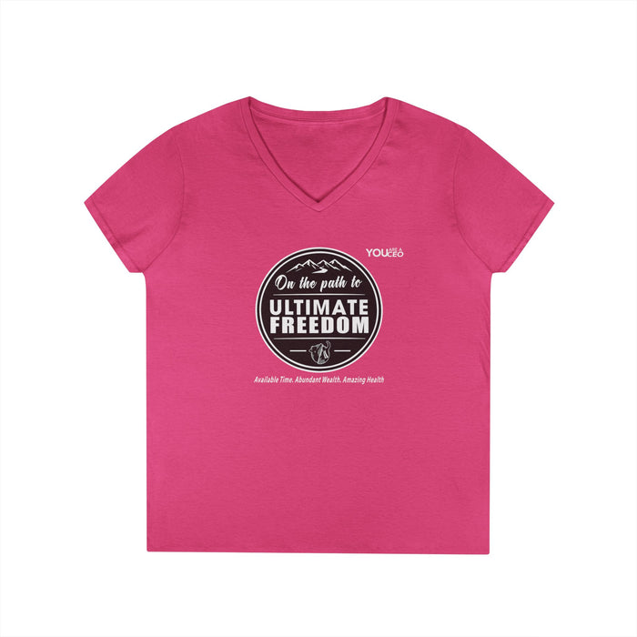 The Ultimate Freedom Circle V-Neck T-Shirt for Women