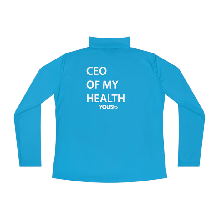 CEO Of My Health Quarter-Zip Pullover for Women