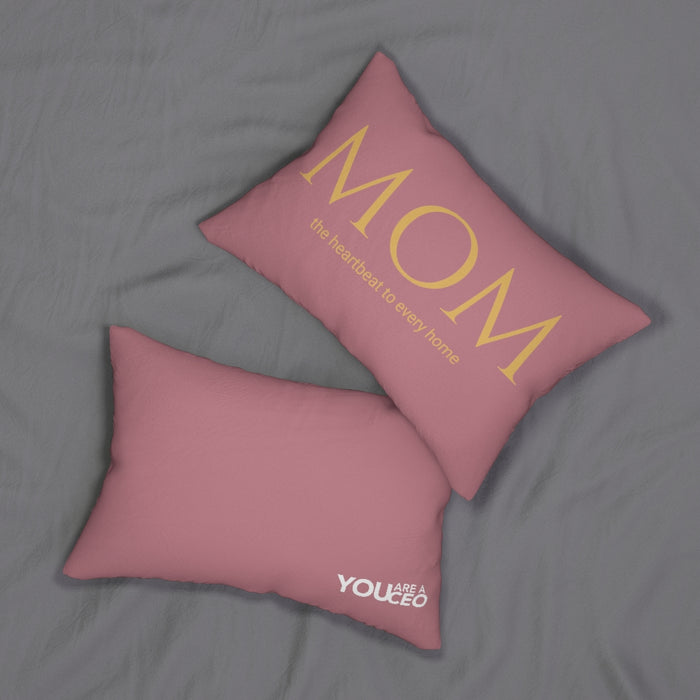Mom - The Heartbeat Lumbar Pillow