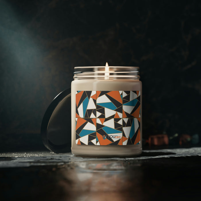 LUXE Soy Candle Geo, 9oz  | 3 Scents