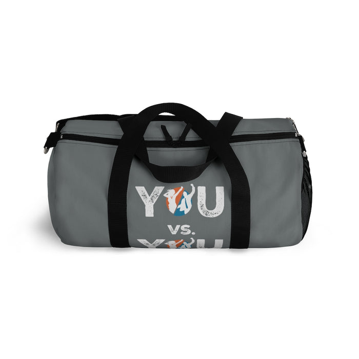 YOU vs. YOU Distressed Duffel Bag