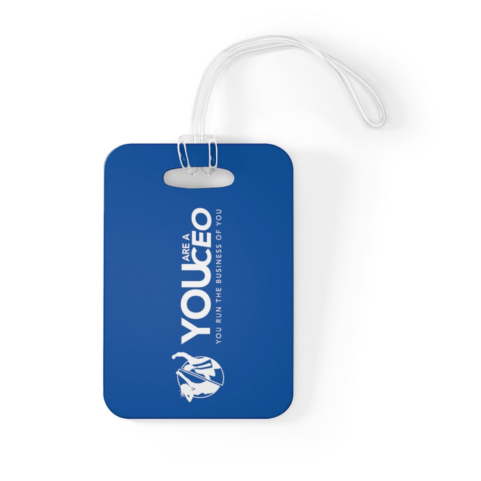 You Are a CEO Travel Tag in Bright Blue