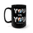 YOU vs. YOU Distressed Coffee Mug