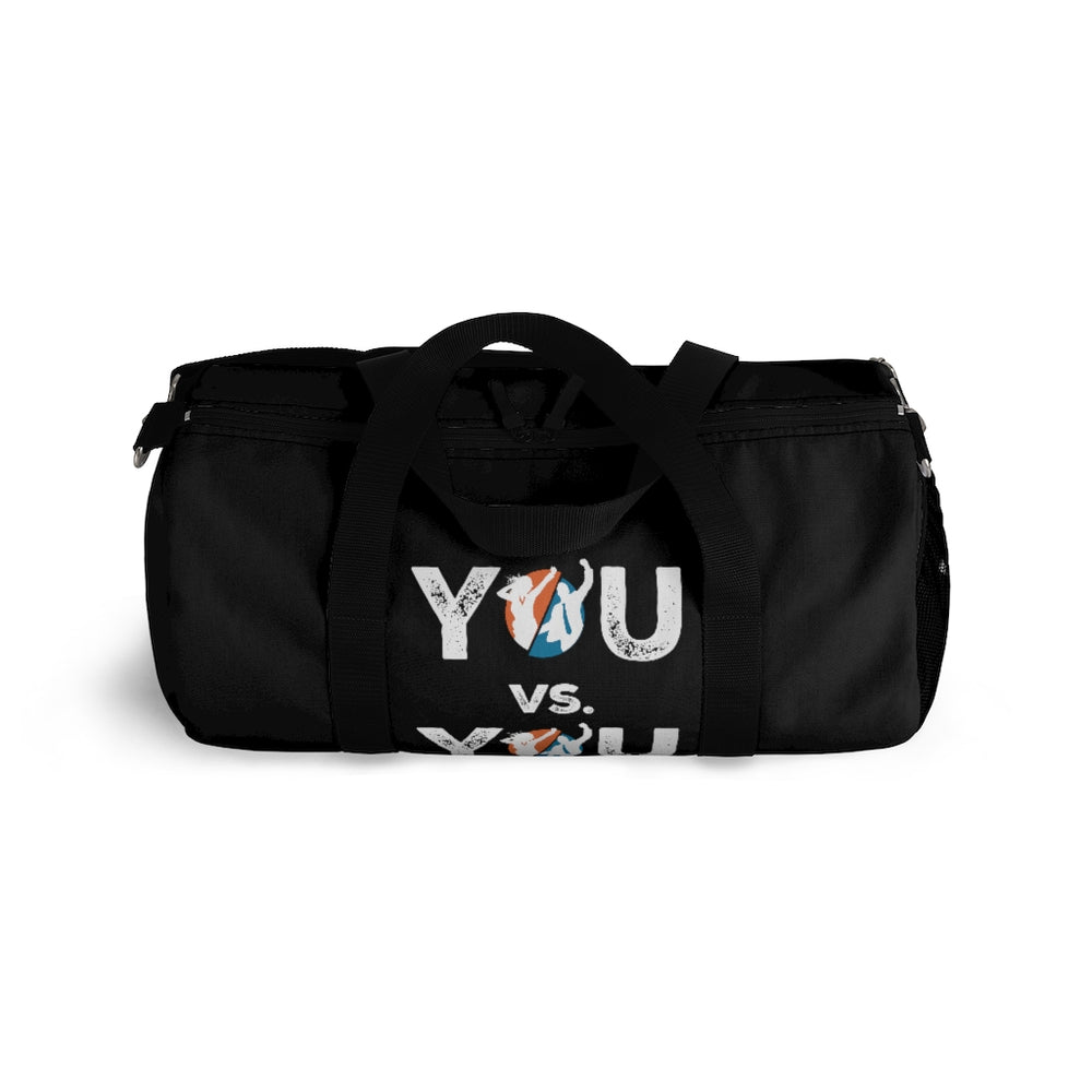 YOU vs. YOU Distressed Duffel Bag