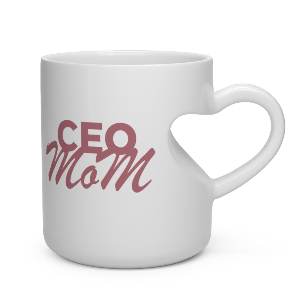 CEO Mom Heart Shape Mug