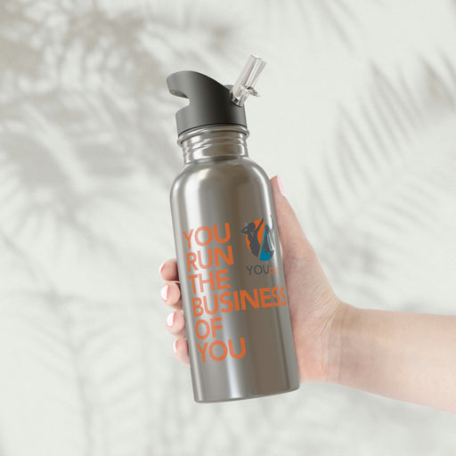 Silhouette Stainless Steel Water Bottle With Straw, 20oz