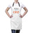 Classic Lightweight Apron in White (no pockets)