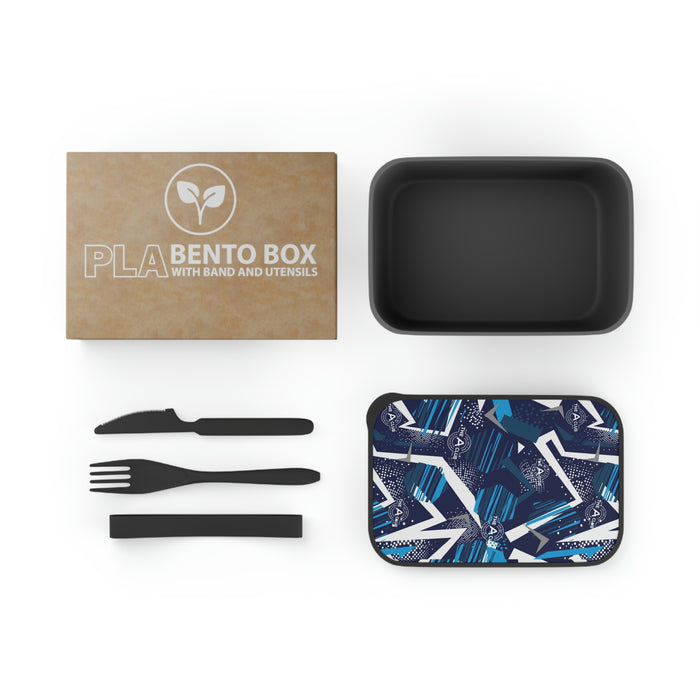 A-Club Bento Box with Band and Utensils | Multi-Color