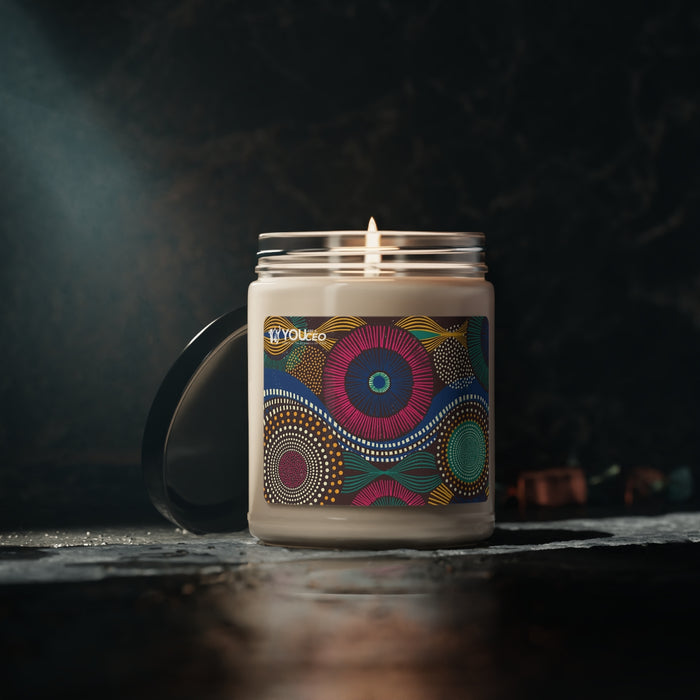 LUXE Soy Candle Mandala, 9oz | 3 Scents