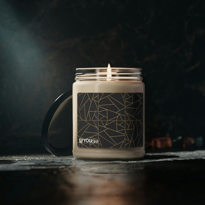 LUXE Soy Candle Mosaic Black , 9oz  | 3 Scents