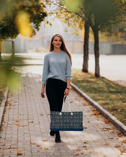 Deco Blue Weekender Bag