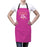 Diamonds for Mom Lightweight Apron in Fuchsia (no pockets)