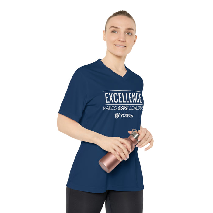 Excellence iQ Dri-Fit V-Neck Shirt for Women