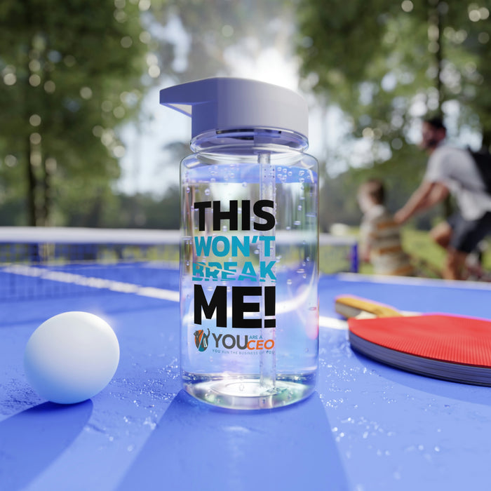 This Won't Bream Me Mantra #1 Uplifted BPA - free Water Bottle