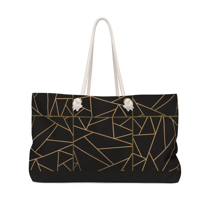 Mosaic Black Weekender Bag