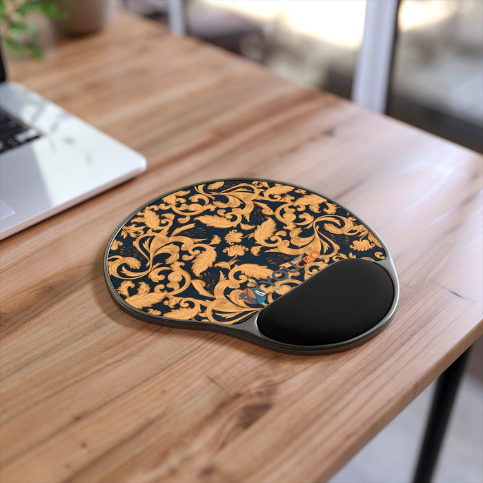 Paisley Mouse Pad with Wrist Rest