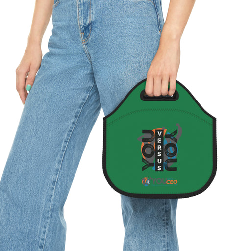 YOU vs. YOU Easy Lunch Bag in Kelly Green