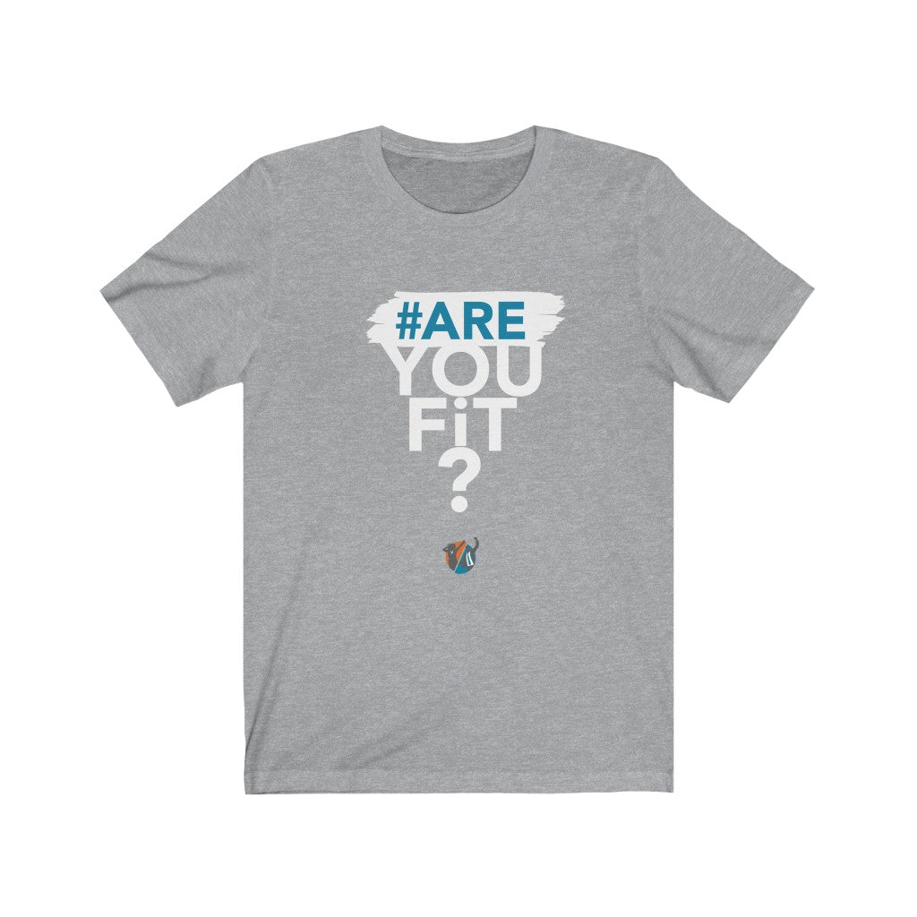AreYouFit? Shirt for Men (white/blue) — You Are a CEO