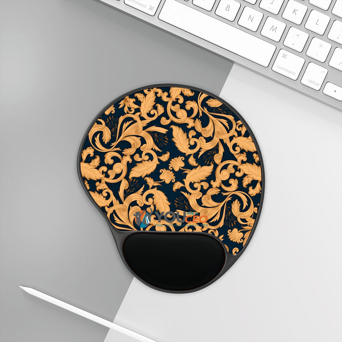 Paisley Mouse Pad with Wrist Rest