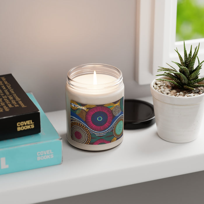 LUXE Soy Candle Mandala, 9oz | 3 Scents