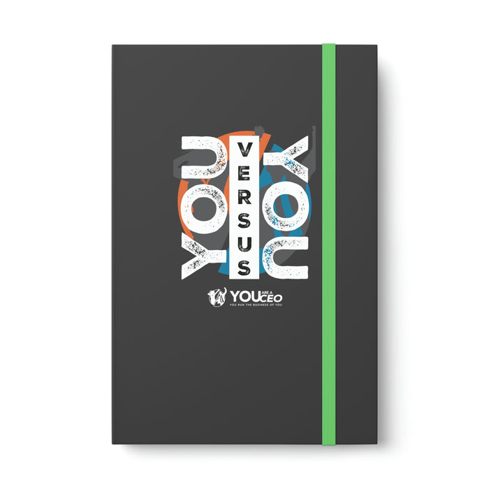 YOU vs. YOU Vertical Hardcover Journal | 4 Color Options
