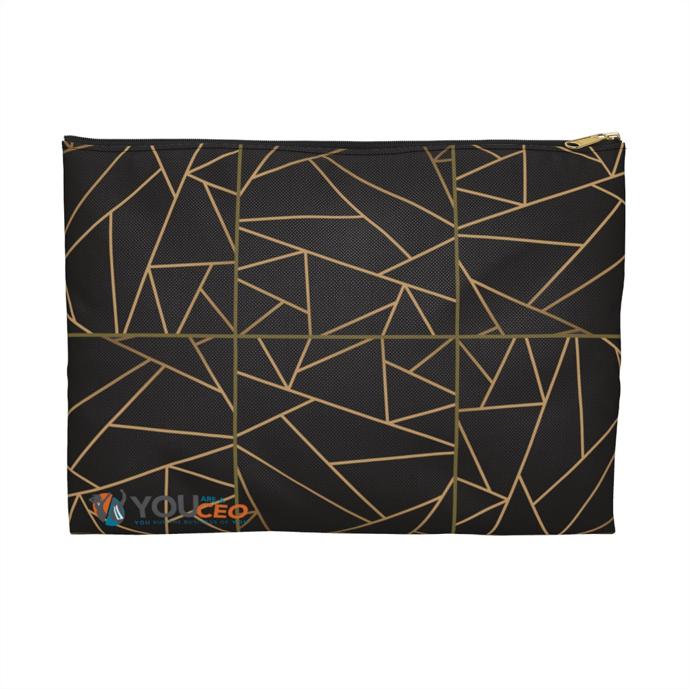 Mosaic Black Accessory Travel Bag
