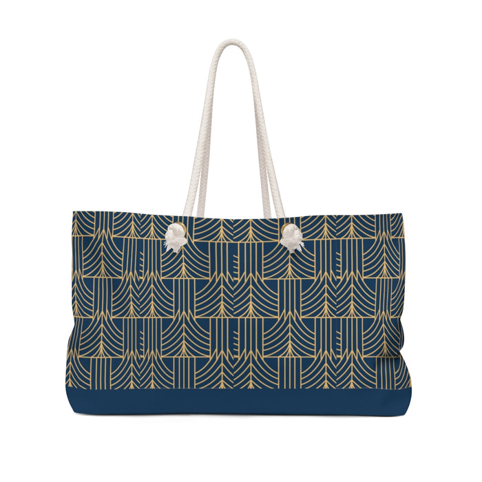 Deco Blue Weekender Bag