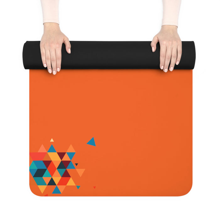 You Run the Business of You Workout Mat in Orange