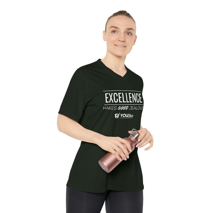 Excellence iQ Dri-Fit V-Neck Shirt for Women