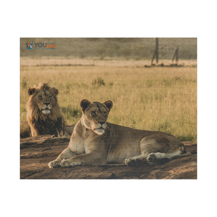 King & Queen of The Jungle, 500 Piece Puzzle